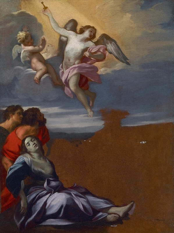 Carlo Maratti - Study for the altarpiece of Saint Rosalie among the Plague-Stricken