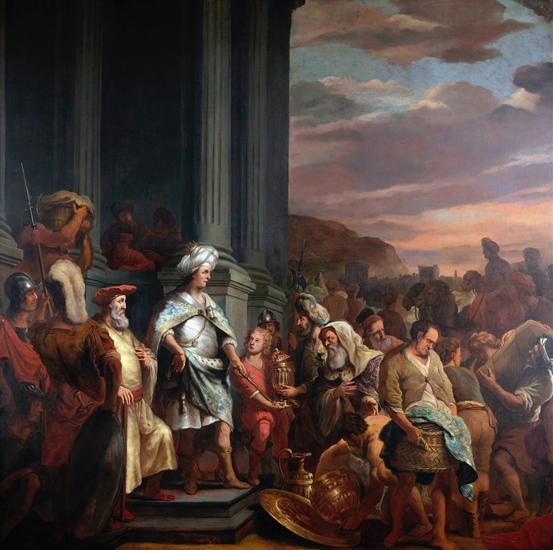Ferdinand Bol - King Cyrus Handing over the Treasure Looted from the Temple of Jerusalem