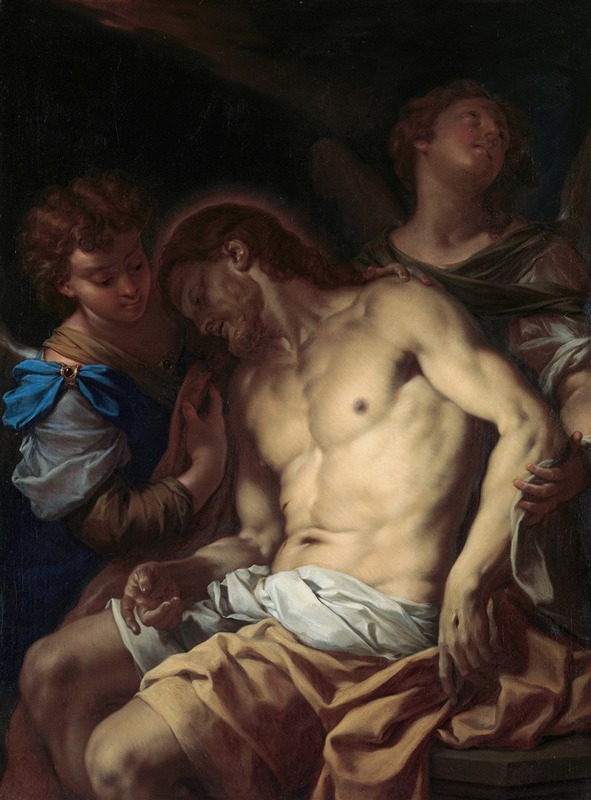 Francesco Trevisani - Dead Christ Supported by Angels