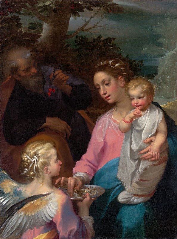 Francesco Vanni - The Rest on the Flight into Egypt, known as the Madonna della Pappa