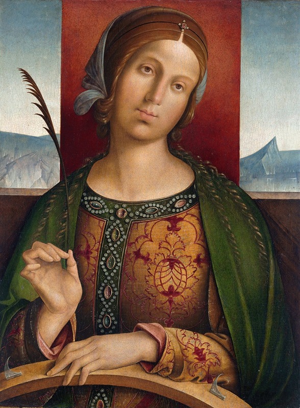Francesco Zaganelli di Bosio - Saint Catherine of Alexandria