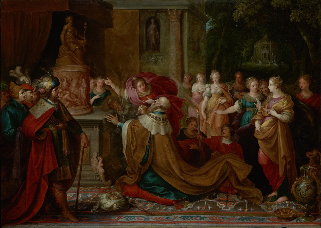 Frans Francken the Younger - The Idolatry of Solomon