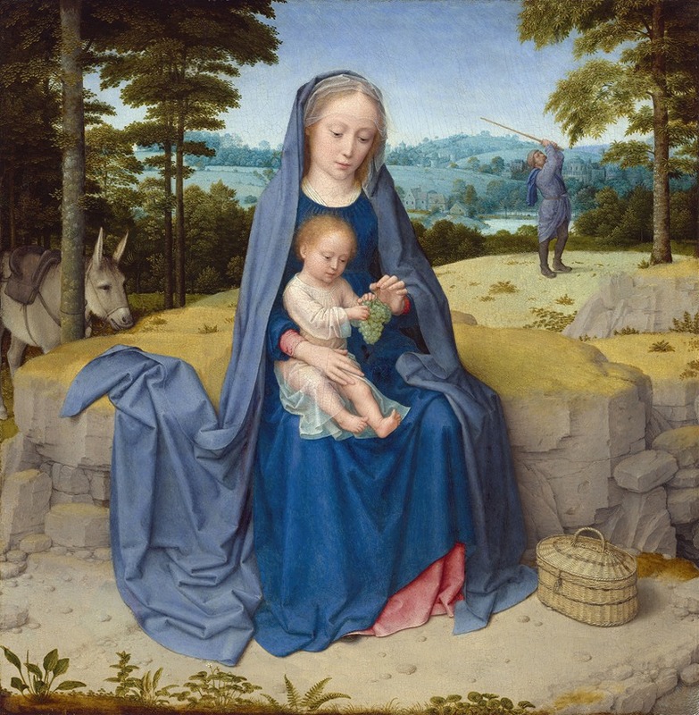 Gerard David - The Rest on the Flight into Egypt