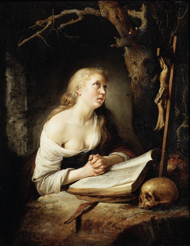 Gerrit Dou - The Penitent Magdalen