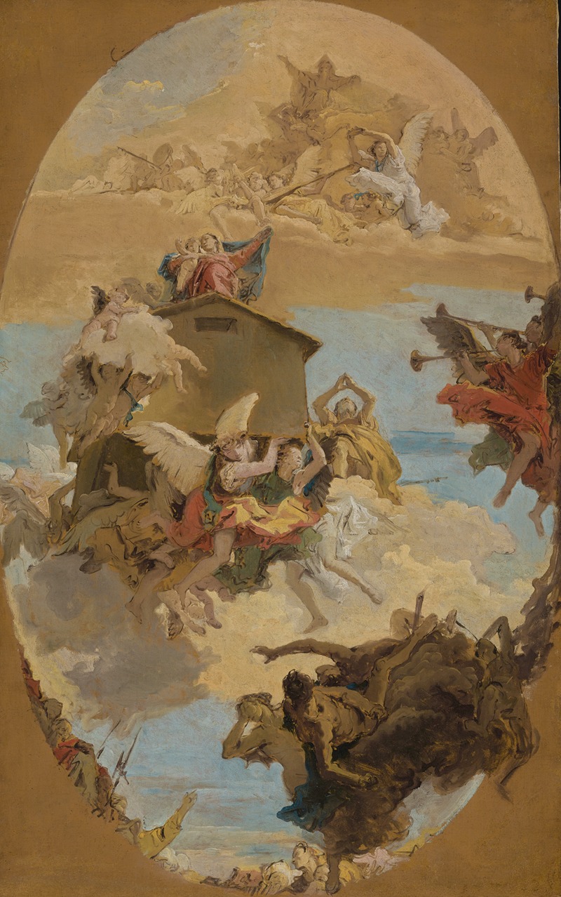 Giovanni Battista Tiepolo - The Miracle of the Holy House of Loreto