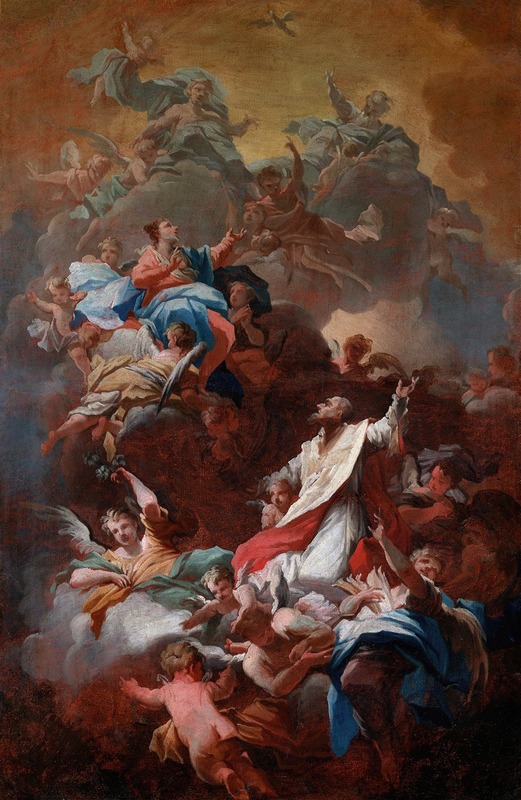 Giovanni Camillo Sagrestani - The Glory of Saint Philippe Neri