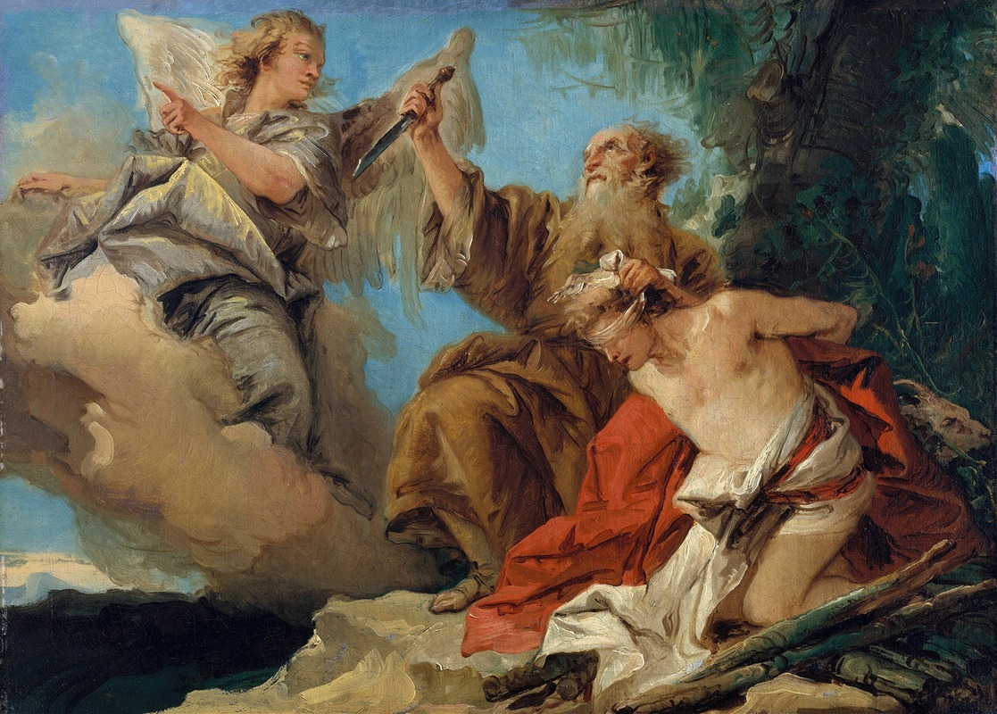 Giovanni Domenico Tiepolo - The Sacrifice of Isaac