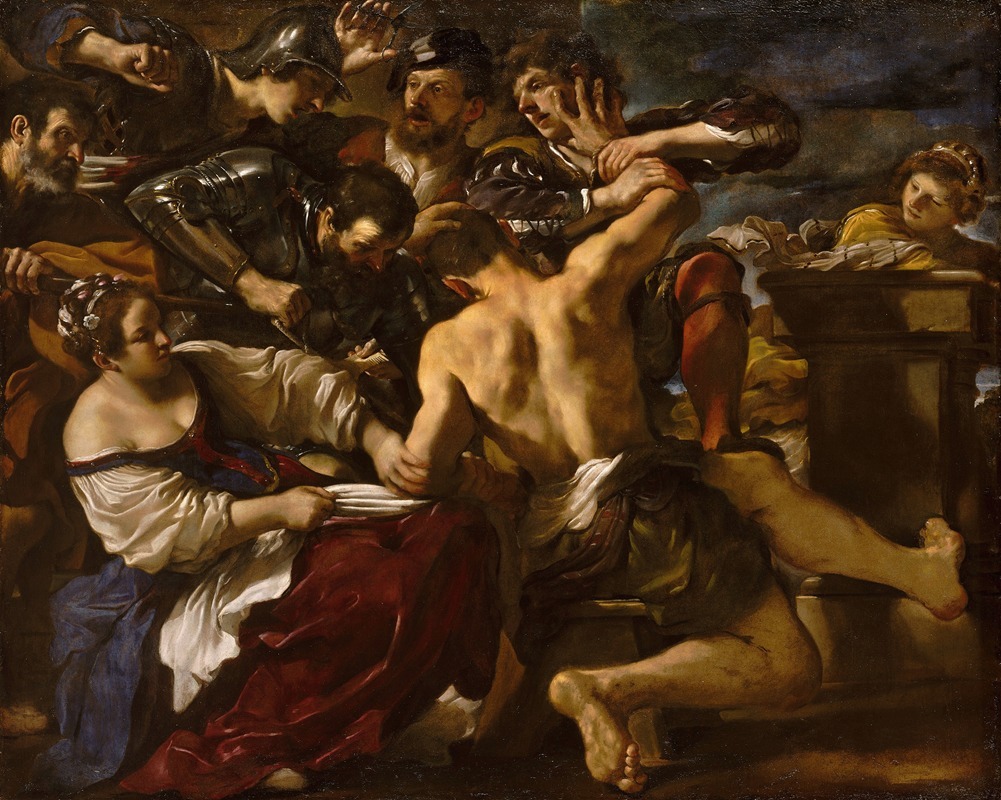 Guercino - Samson Captured by the Philistines