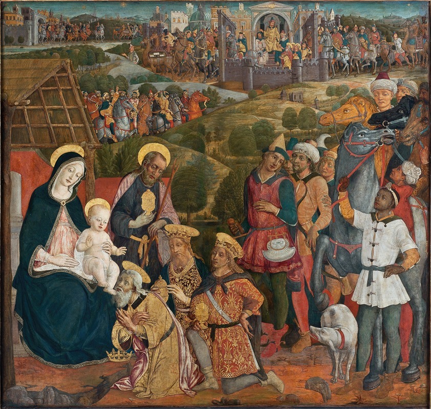 Guidoccio Cozzarelli - Adoration of the Magi