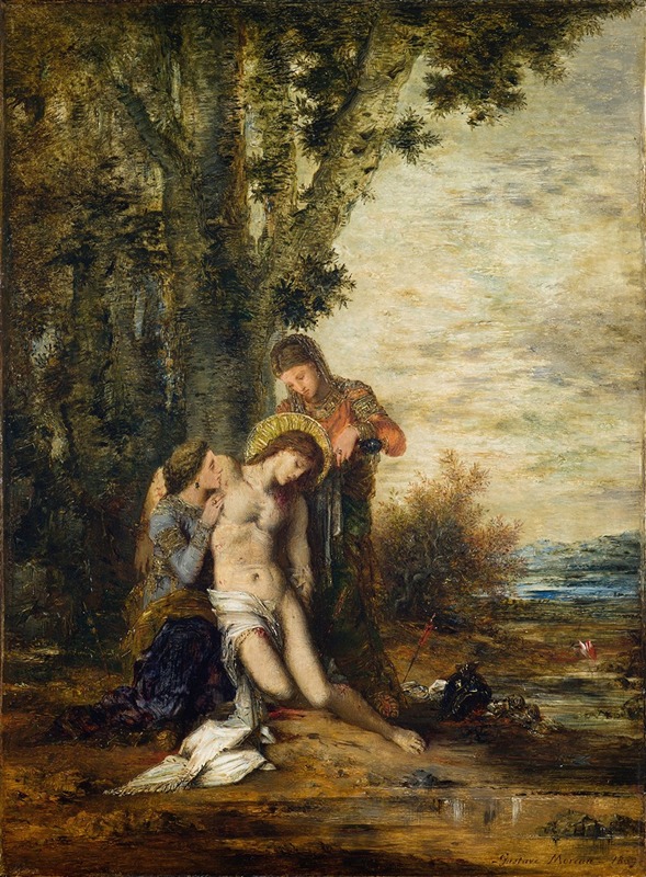 Gustave Moreau - The Martyred Saint Sebastian