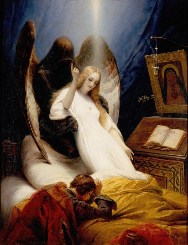 Horace Vernet - Angel of the Death