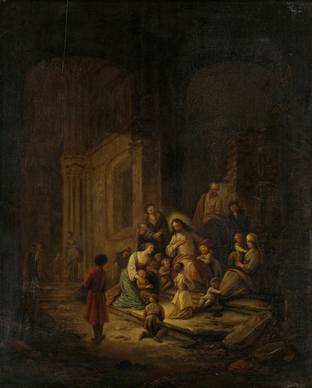 Jacob de Wit - Christ Blessing the little Children
