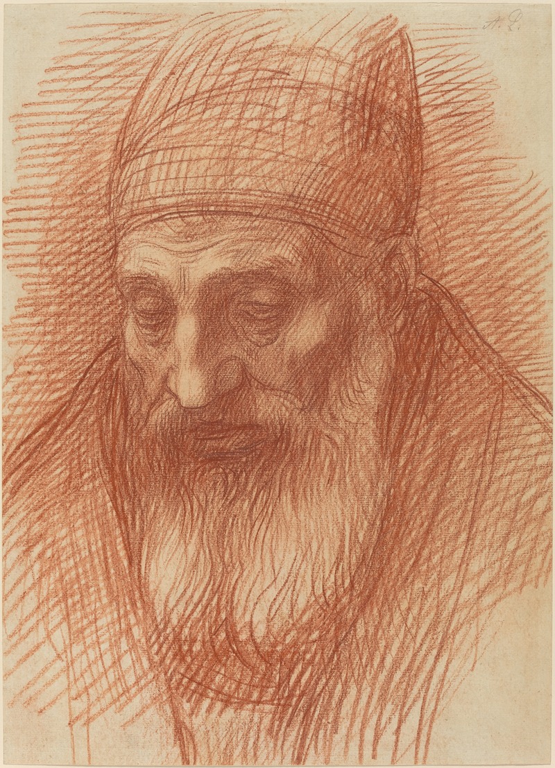 Alphonse Legros - Head of a Priest