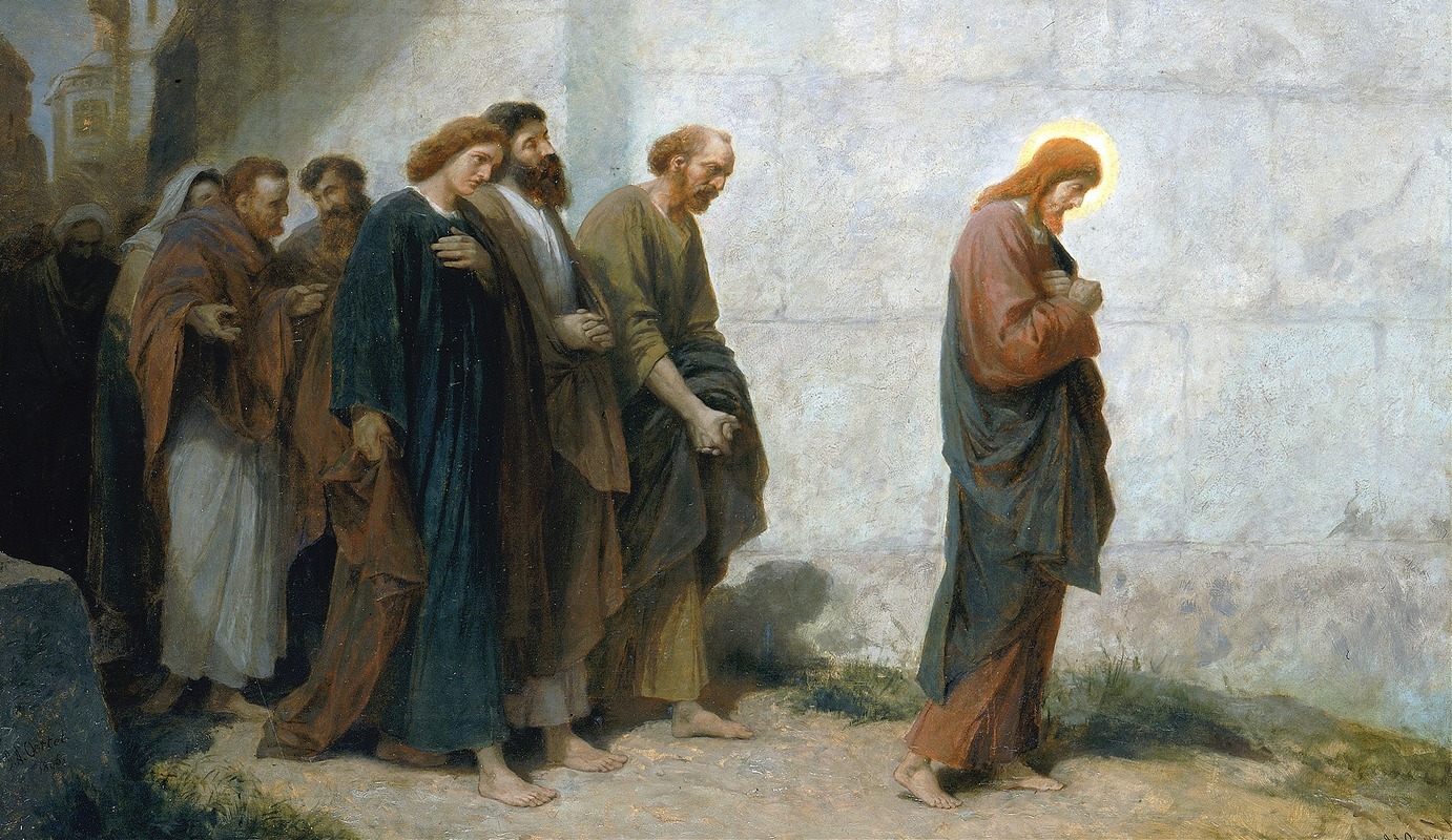 Johannes Adam Simon Oertel - Going Down to Gethsemane