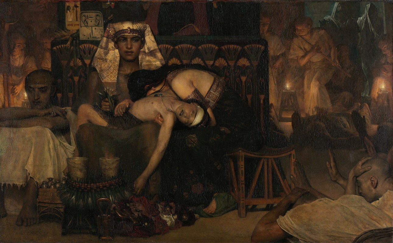 Lawrence Alma-Tadema - The Death of the Pharaoh’s Firstborn Son