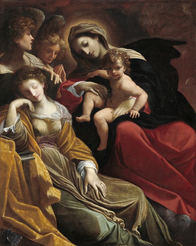 Ludovico Carracci - The Dream of Saint Catherine of Alexandria