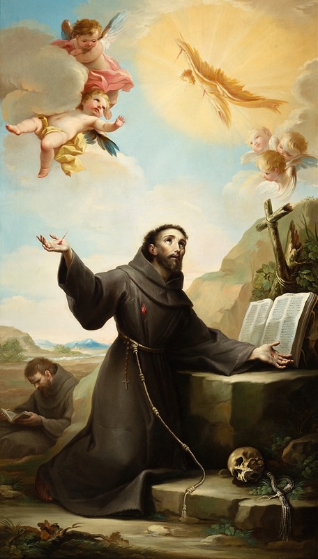 Mariano Salvador Maella - Saint Francis of Assisi Receiving the Stigmata