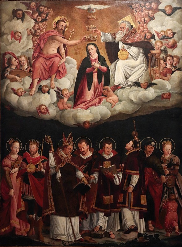Paolo Naurizio - Incoronazione della Madonna e Santi