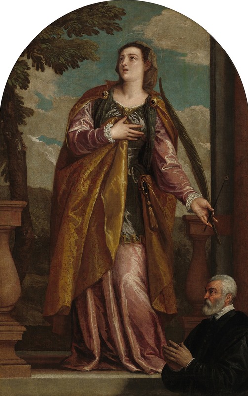Paolo Veronese - Saint Lucy and a Donor