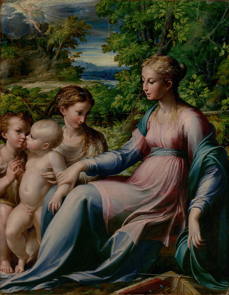 Parmigianino - Virgin and Child with Saint John the Baptist and Mary Magdalene