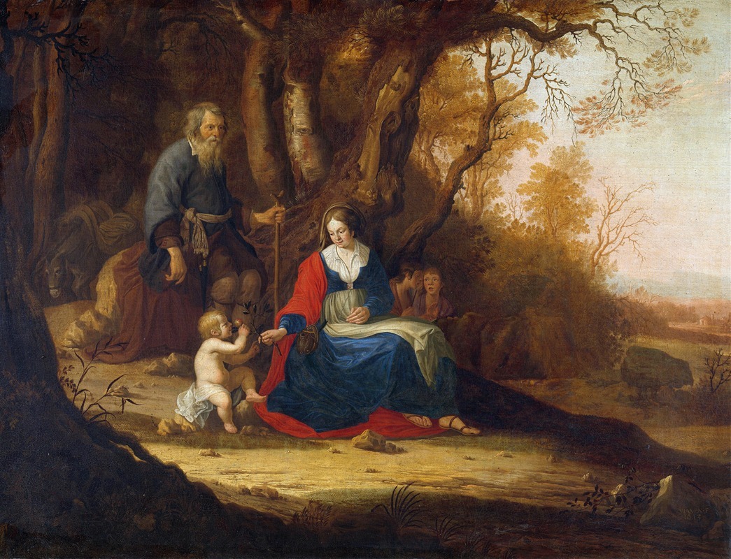 Paulus van Vianen (II) - Rest on the Flight into Egypt