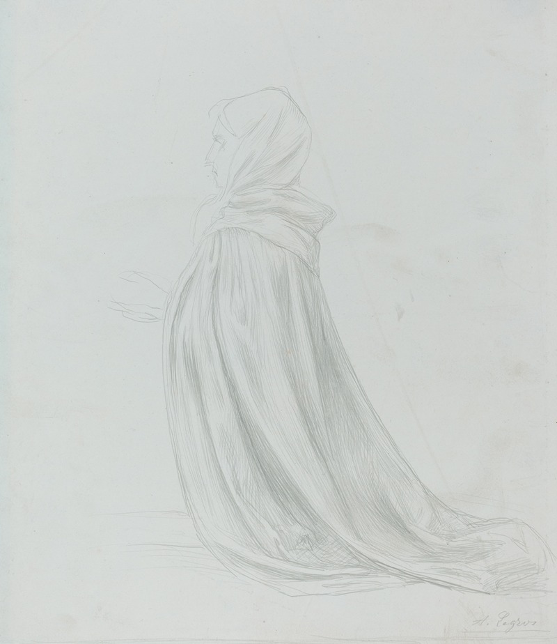 Alphonse Legros - Woman in a Cloak
