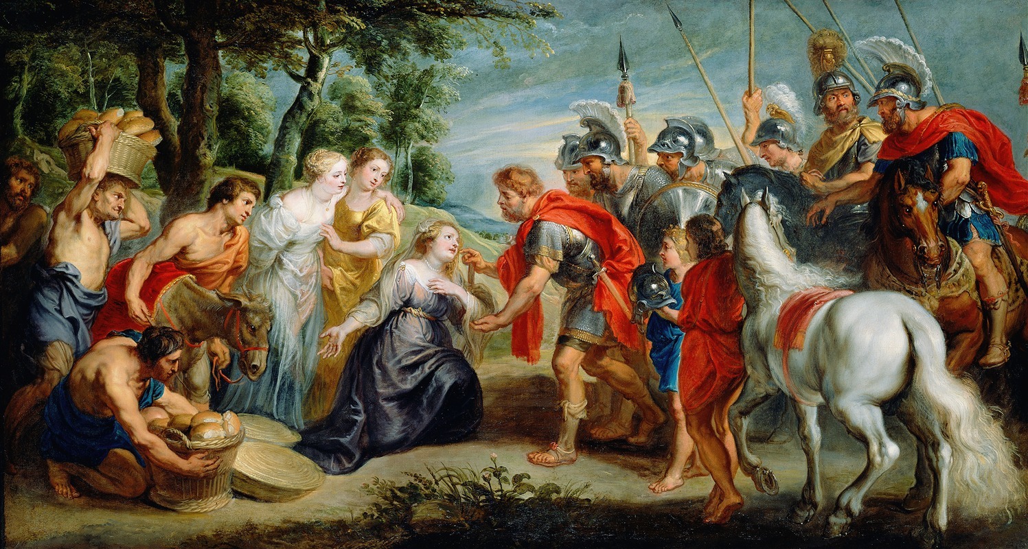Peter Paul Rubens - David Meeting Abigail