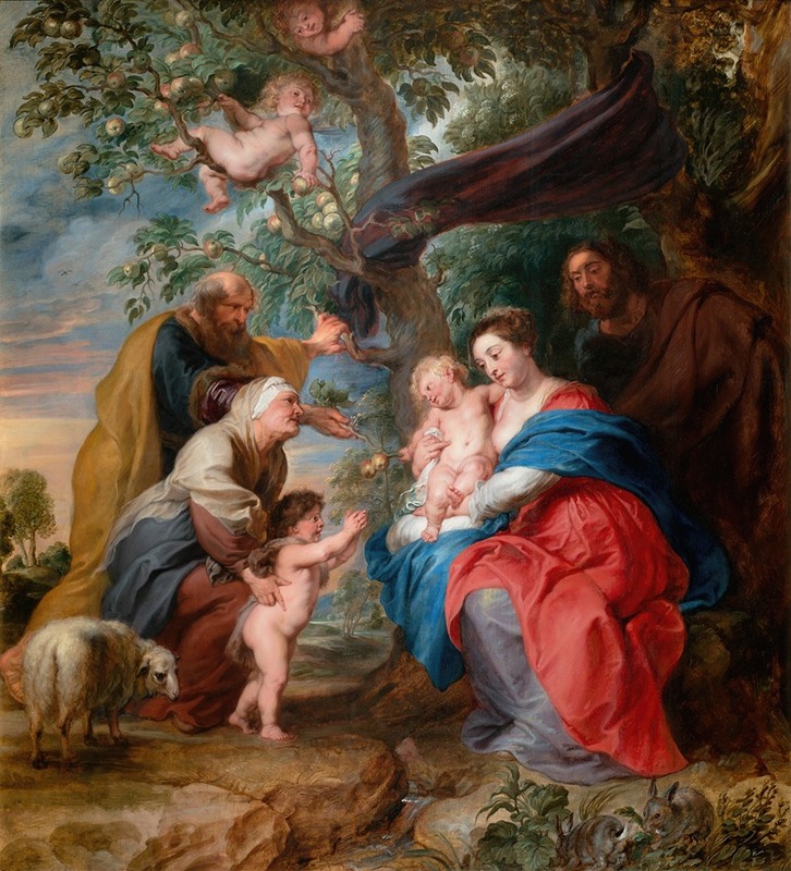 Peter Paul Rubens - The Holy Family Under An Apple Tree