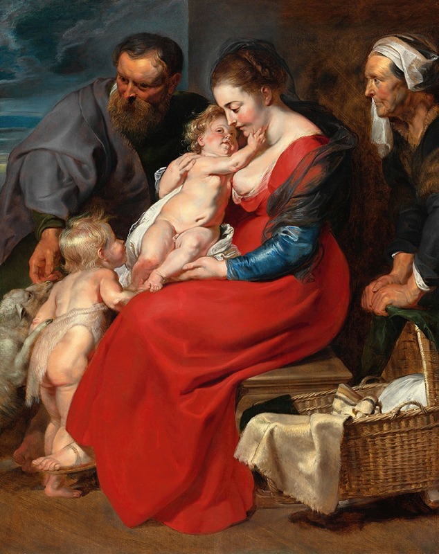 Peter Paul Rubens - The Holy Family with Saints Elizabeth and John the Baptist