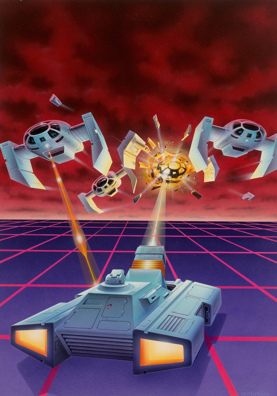 Gary Norman - Sky Attack video game cover