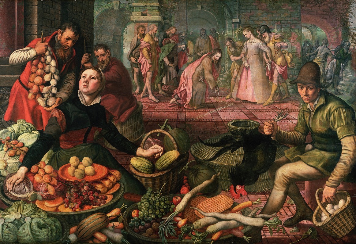 Pieter Aertsen - Christ and the Woman taken in Adultery