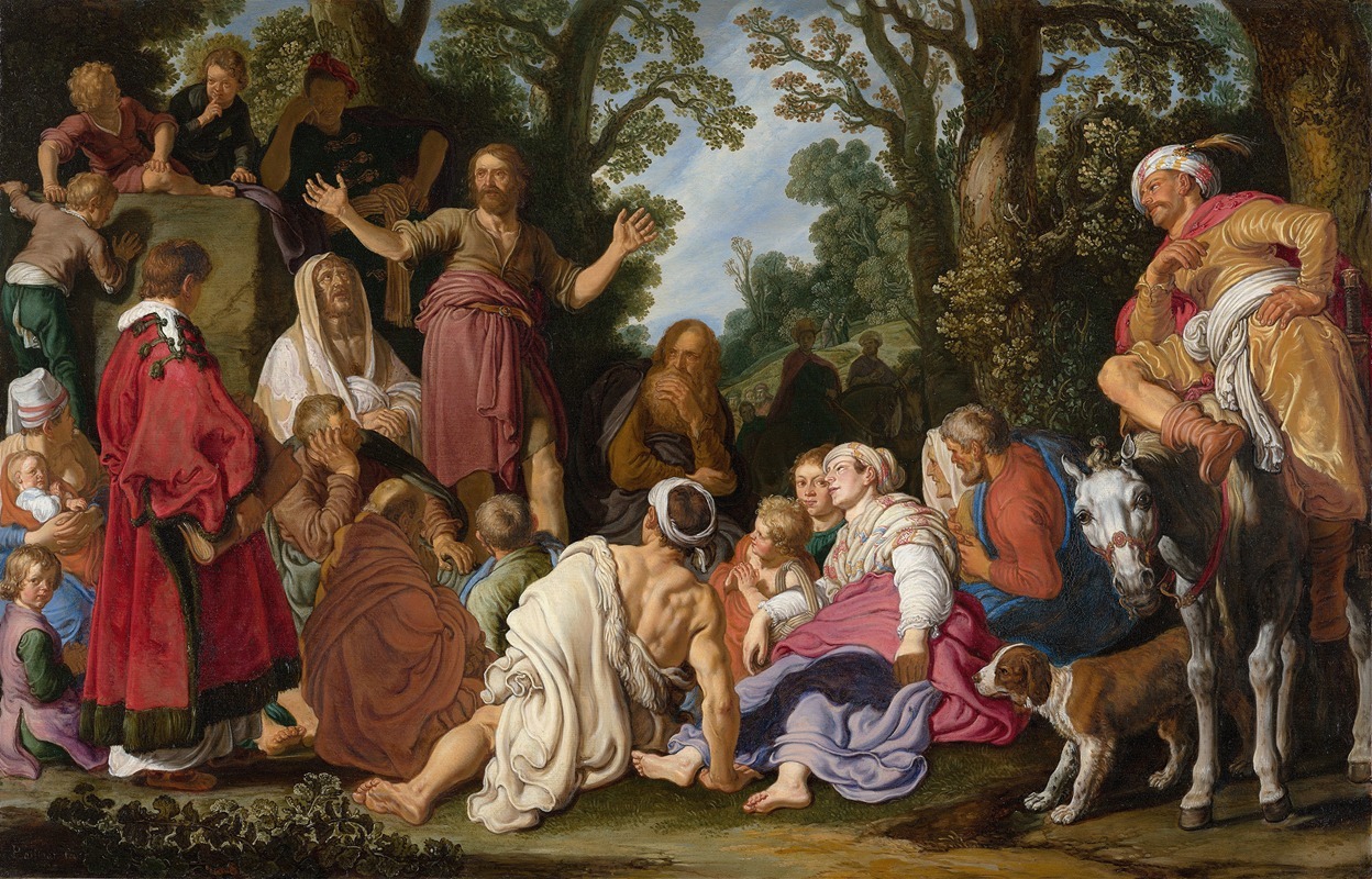 Pieter Lastman - St John the Baptist Preaching