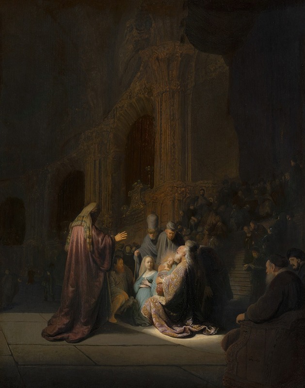 Rembrandt van Rijn - Simeon’s Song of Praise