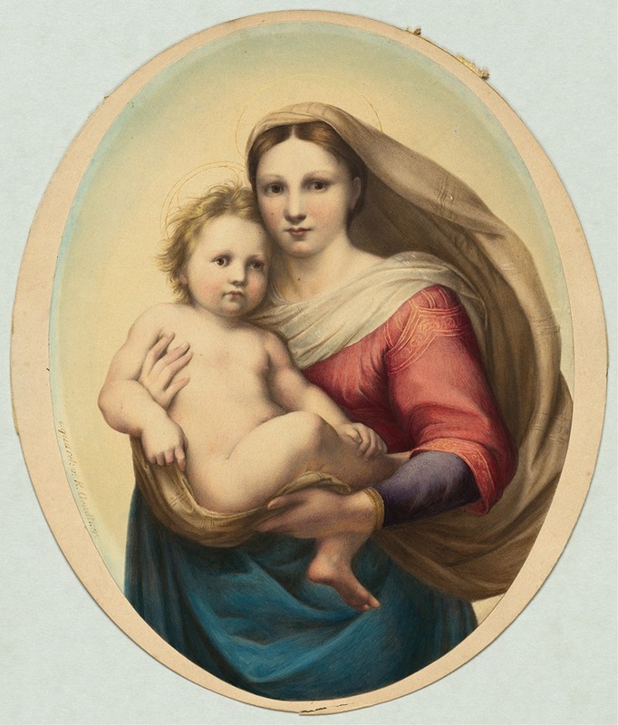 Rudolph Geudtner - Copy after Raphael’s Sistine Madonna