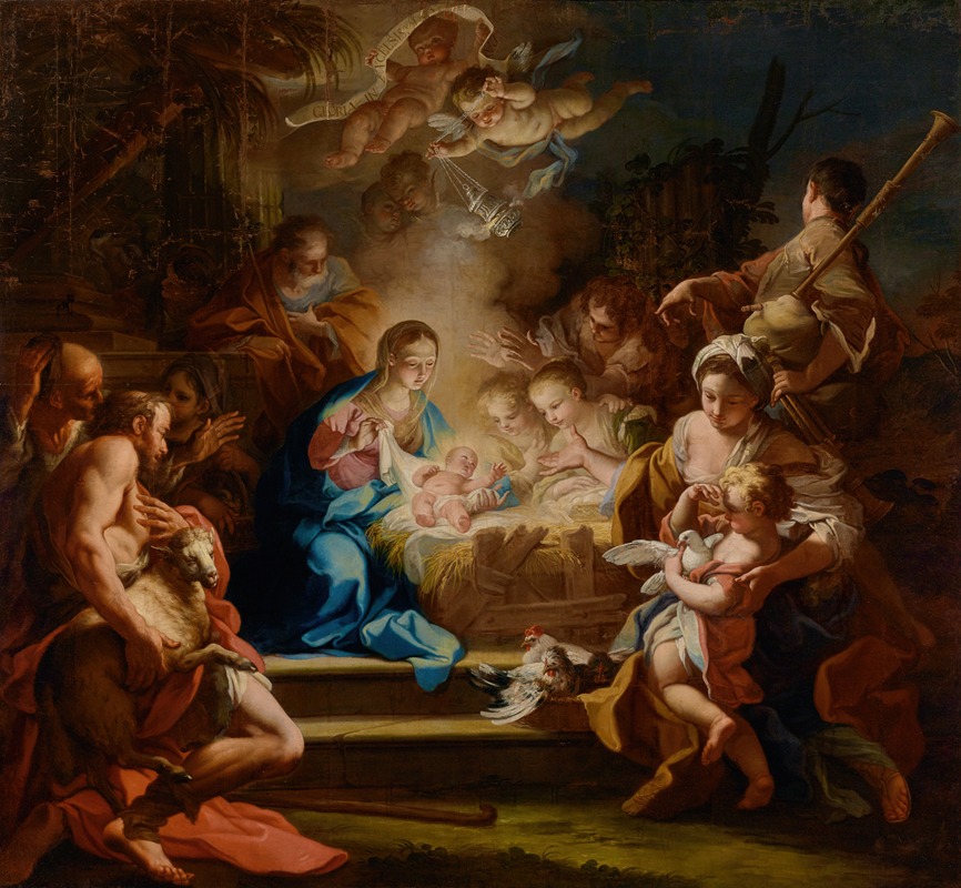 Sebastiano Conca - The Adoration of the Shepherds