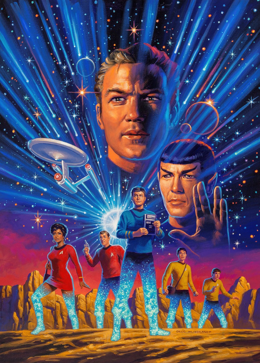 Greg Hildebrandt - Star Trek; Year Five cover