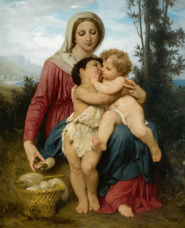 William Bouguereau - Sainte Famille (The Holy Family)