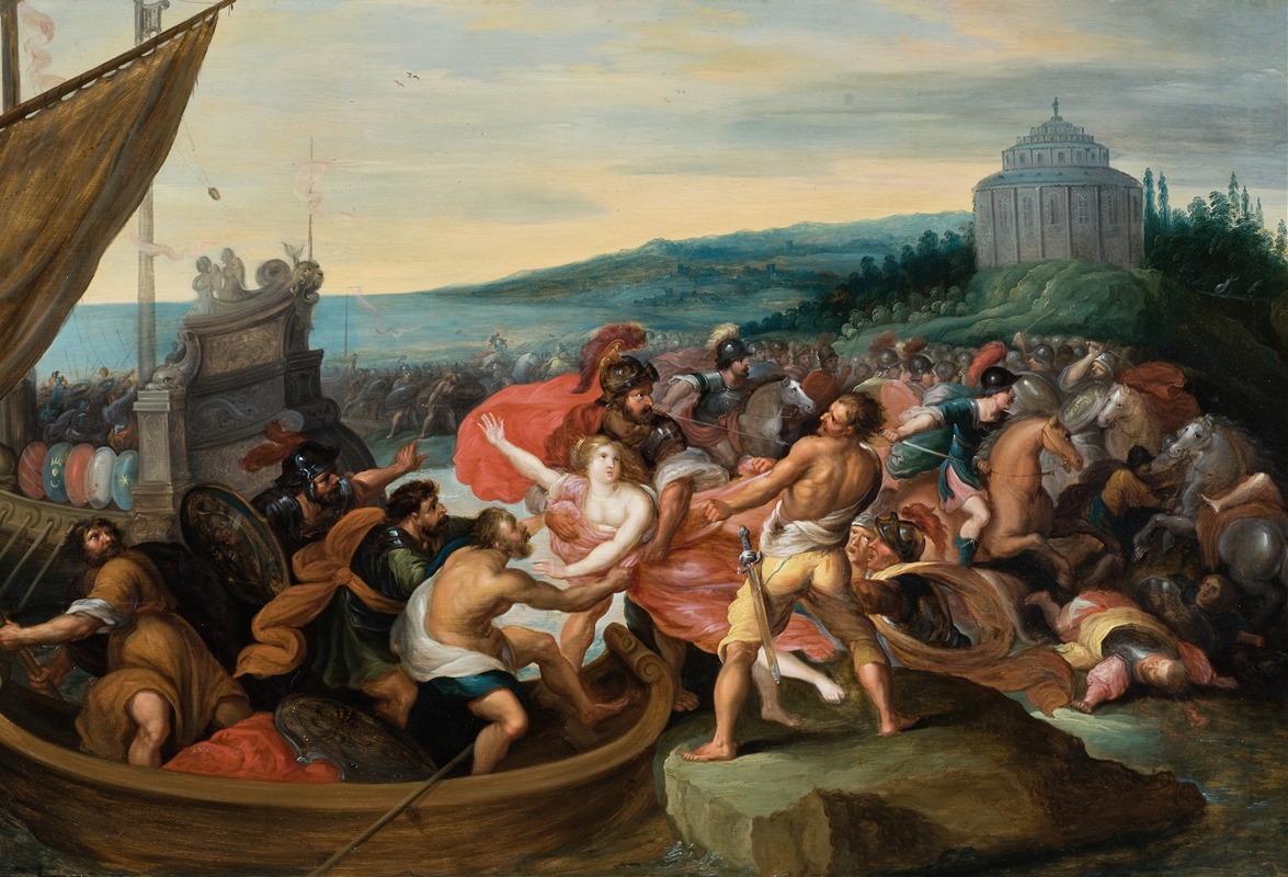 Workshop of Frans Francken the Younger - The Abduction of Helen
