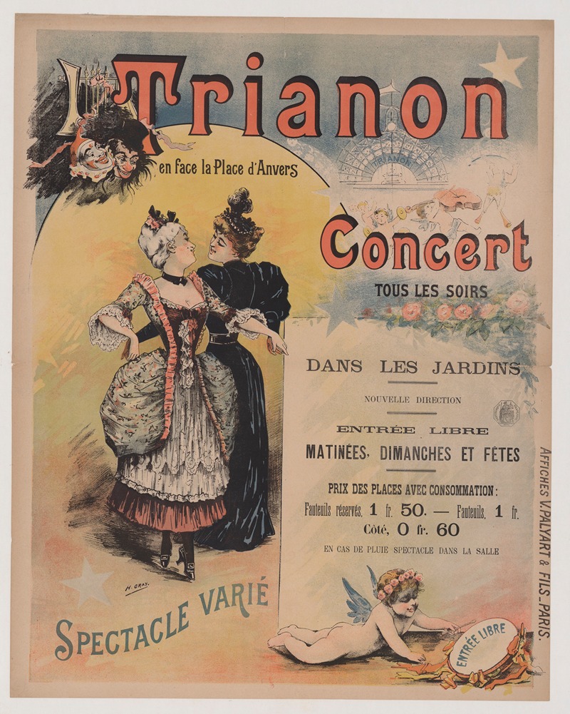 Henri Boulanger Gray - Trianon. Concert tous les soirs… spectacle varié