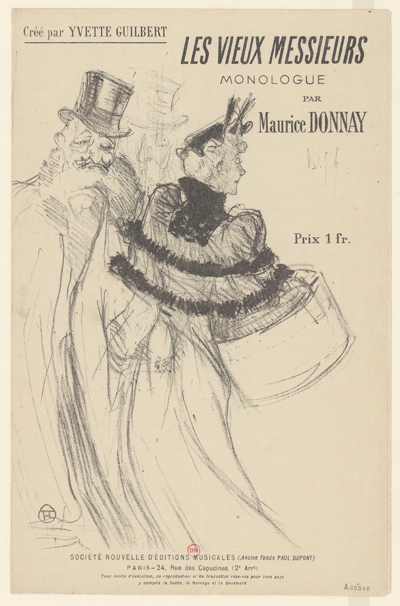 Henri de Toulouse-Lautrec - Les Vieux Messieurs