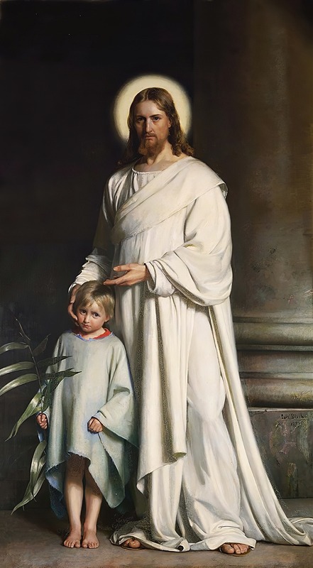 Carl Bloch - Christ blessing the little child