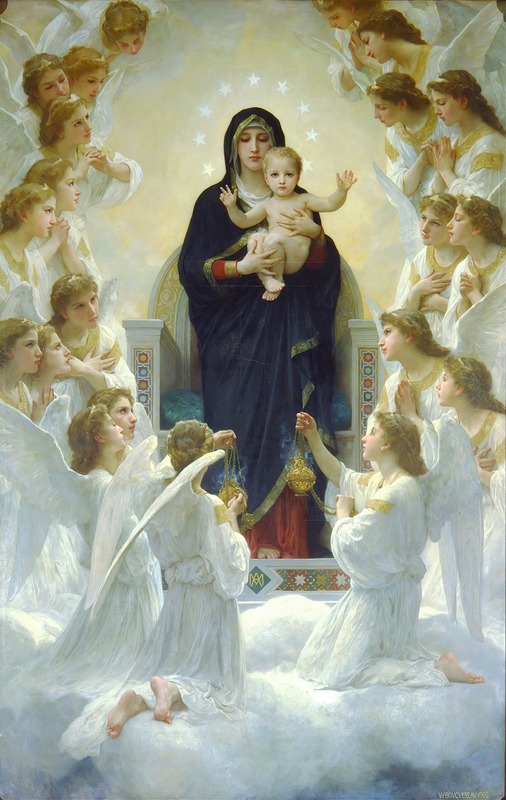 William Bouguereau - The Virgin With Angels
