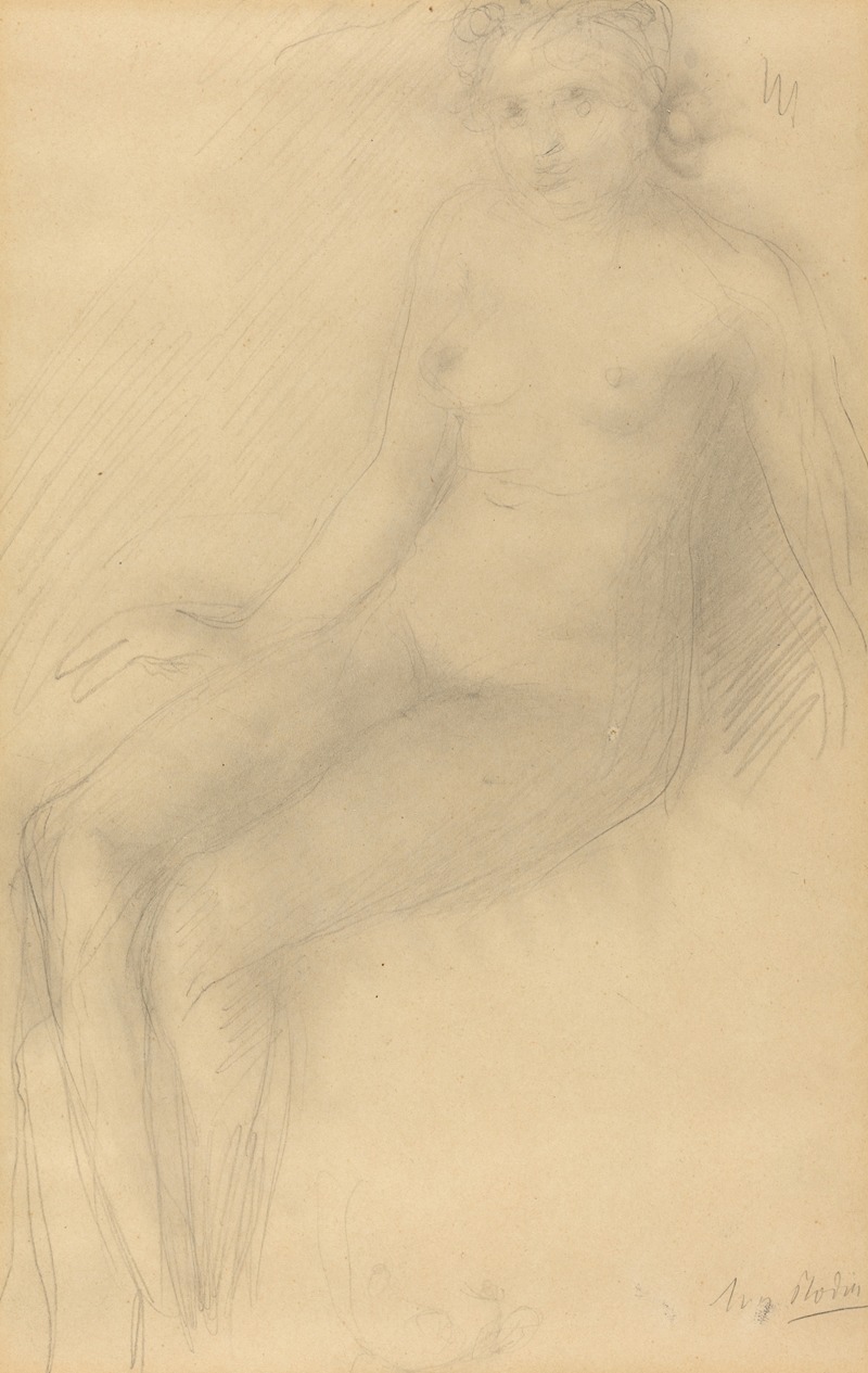 Auguste Rodin - Seated Female Nude