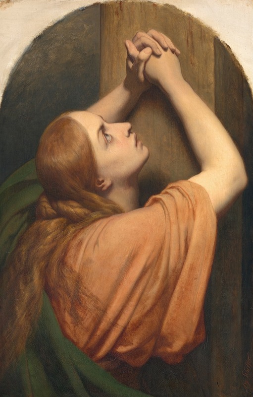 Ary Scheffer - Mary Magdalene At The Foot Of The Cross