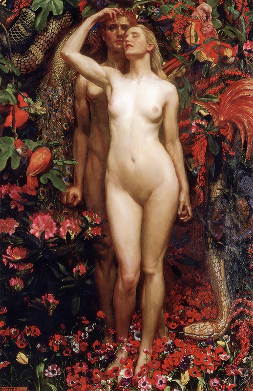 Byam Shaw - The Woman, The Man And The Serpent