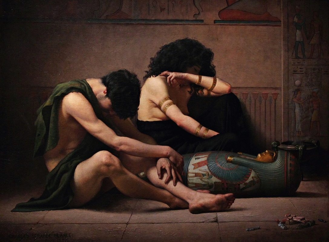 Charles Sprague Pearce - Lamentations Over The Death Of The First-Born Of Egypt