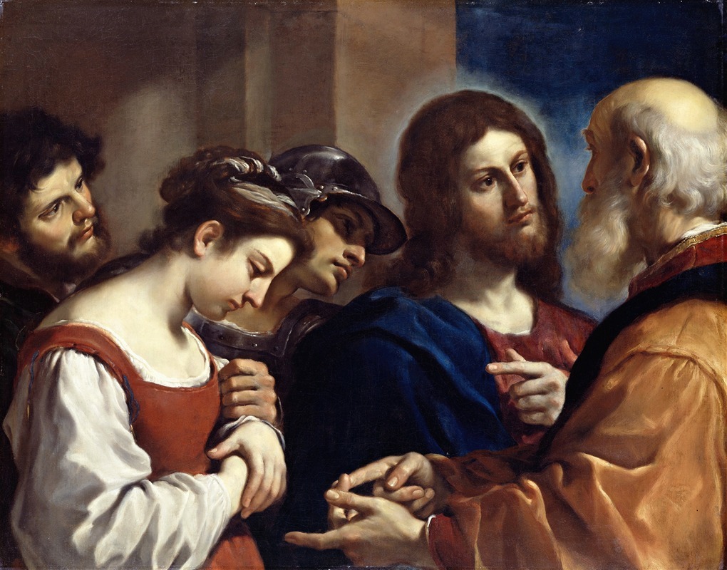Guercino - The Woman Taken In Adultery