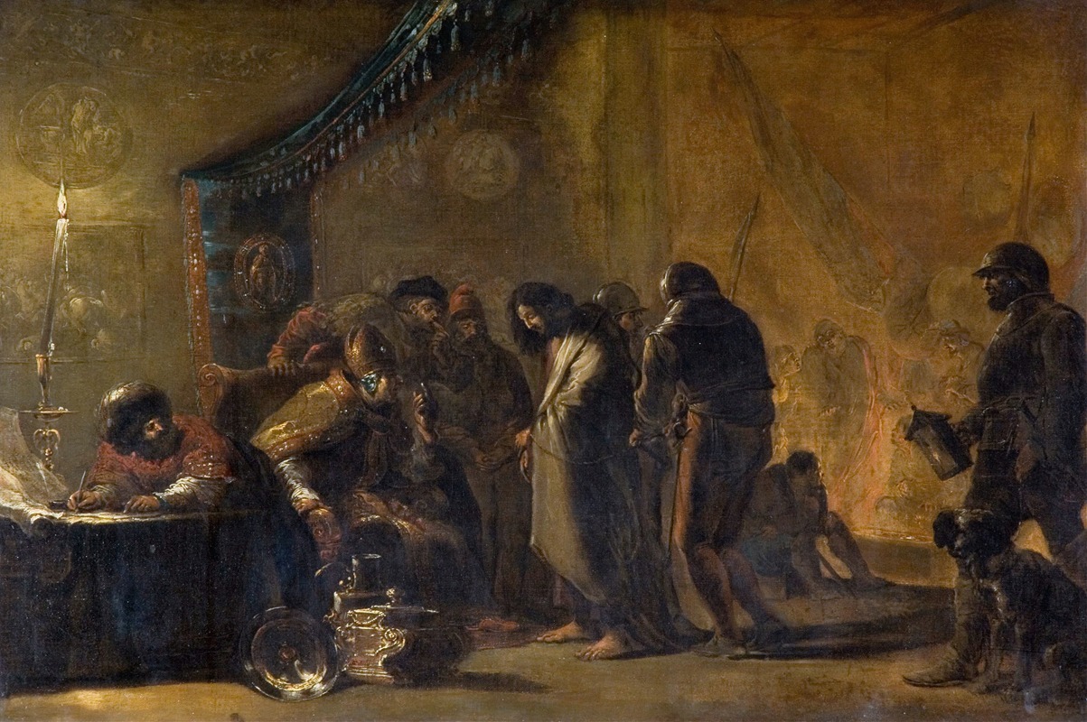 Leonaert Bramer - Christ Before Caiaphas