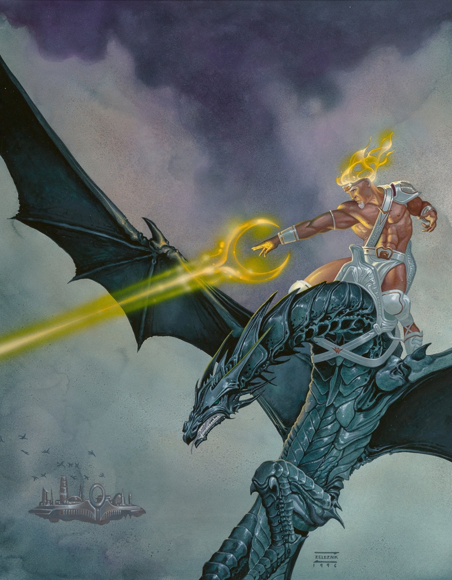 John Zeleznik - Dragons & Gods sourcebook cover
