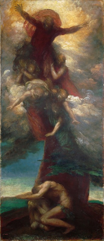George Frederic Watts - The Denunciation of Adam and Eve